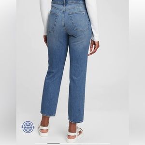 Gap High Rise Cheeky Straight Jeans with Washwell 27